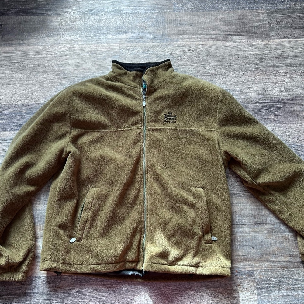 Cozy Tan Fleece Utility Jacket